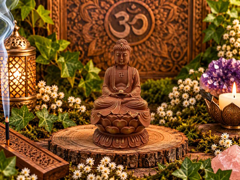 Buda sentado Amitabha